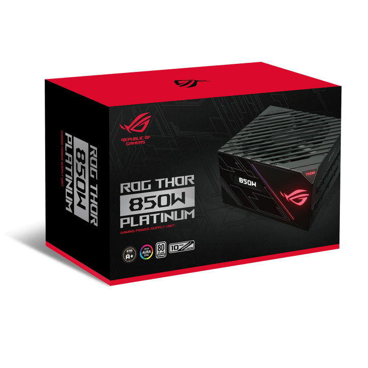 ASUS ROG THOR 850W 80 PLUS PLATINUM FULLY MODULAR SMPS - SWIFT PERIPHERALS103265