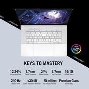 ASUS ROG ZEPHYRUS G16, GAMING LAPTOP, INTEL CORE ULTRA 9 185H, RTX 4080 GRPH (32GB/1TB/40.64 CMS (16) 2.5K/WIN 11 HOME) GU605MZ - CO931WS - SWIFT PERIPHERALSGU605MZ-CO931WS