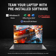 ASUS ROG ZEPHYRUS G16, GAMING LAPTOP, INTEL CORE ULTRA 9 285H, RTX 5080 GPU (32GB/2TB/40.64 CMS (16) 2.5K/WINDOWS 11 HOME/OFFICE HOME 2024 + M365 BASIC (1 YEAR VALIDITY) GU605CW - QR133WS - SWIFT PERIPHERALS1094116
