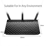 ASUS RT - AC53 AC750 Dual Band Gigabit WiFi Router - SWIFT PERIPHERALSASUS-RT-AC53-AC750