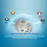 ASUS RT - AC66U B1 AC1750 Dual Band Gigabit WiFi Router with AiProtection Adaptive QoS and Parental Control - SWIFT PERIPHERALSASUS-RT-AC66U-B1-AC1750
