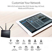 ASUS RT - AC68U AC1900 Dual Band Gigabit WiFi Router with MU - MIMO AiMesh AiProtection and Parental Control - SWIFT PERIPHERALSRT-AC68U