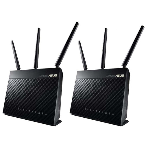 ASUS RT - AC68U (Pack of 2) AC1900 Dual Band Gigabit WiFi Router with AiMesh and AiProtection support - SWIFT PERIPHERALSRT-AC68U-2PK