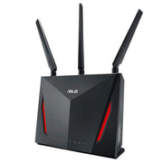ASUS RT - AC86U AC2900 Dual Band Gigabit Gaming WiFi Router with MU - MIMO AiMesh AiProtection and WTFast game accelerator - SWIFT PERIPHERALSASUS-RT-AC86U-AC2900