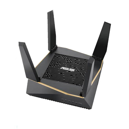 ASUS RT - AX92U AX6100 Tri - Band WiFi 6 (802.11ax) Gaming Router with Gear Accelerator, AiProtection and AiMesh - SWIFT PERIPHERALSASUS-RT-AX92U-AX6100