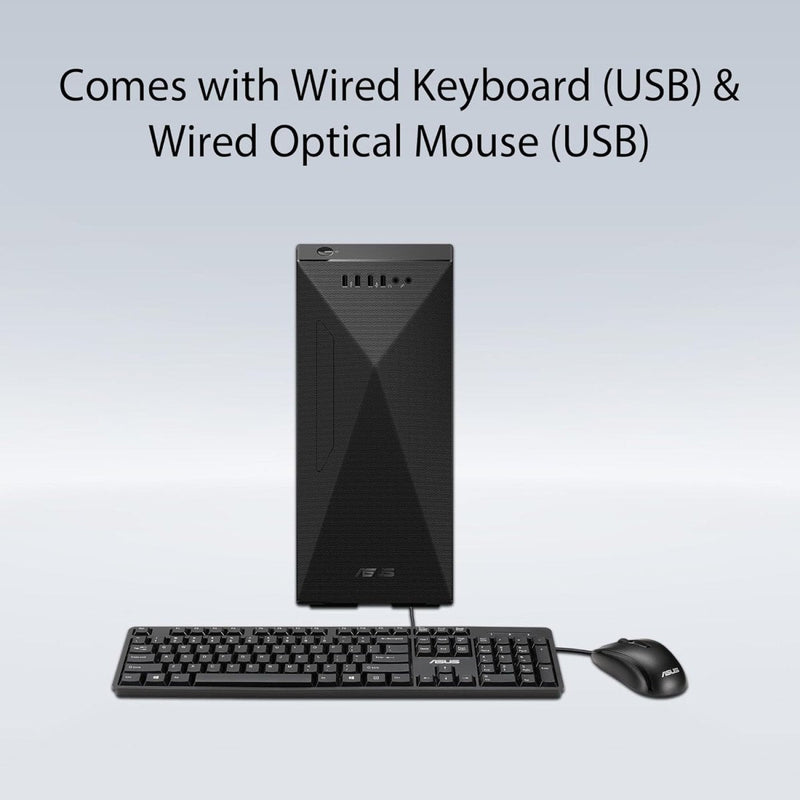 ASUS S501ME, CONSUMER TOWER PC, 13TH GEN, INTEL CORE I5 - 13400, (8GB/512GB PCIE SSD /WINDOWS 11 HOME/OFFICE 2021) S501ME - 513400054WS - SWIFT PERIPHERALS90PF0461-M00EZ0