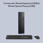 ASUS S501MER, CONSUMER TOWER PC, INTEL CORE I5 - 14400, RTX 3050 GPU (8GB/512GB PCIE SSD/AIR COOLER/WINDOWS 11 HOME/OFFICE 2021) S501MER - 514400013WS - SWIFT PERIPHERALS90PF04W1-M006W0
