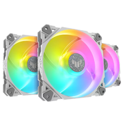 ASUS TF120 ARGB 120MM CABINET FAN TRIPLE PACK WITH ARGB CONTROLLER WHITE - SWIFT PERIPHERALS1085566
