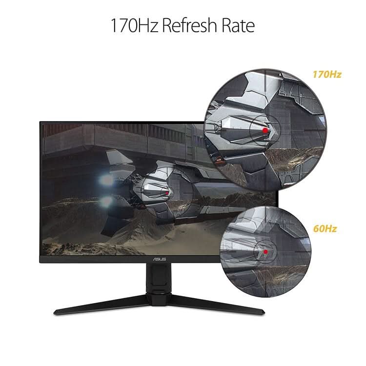 ASUS TUF GAMING 27 INCH VG27AQL1A WQHD IPS 165HZ G - SYNC GAMING MONITOR - SWIFT PERIPHERALS101112