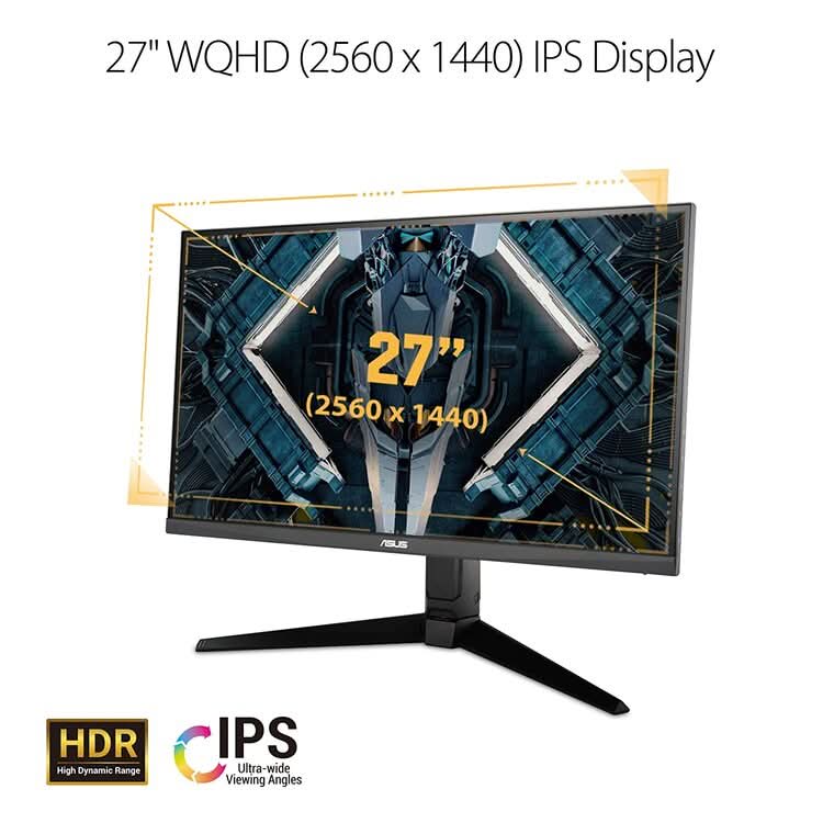 ASUS TUF GAMING 27 INCH VG27AQL1A WQHD IPS 165HZ G - SYNC GAMING MONITOR - SWIFT PERIPHERALS101112