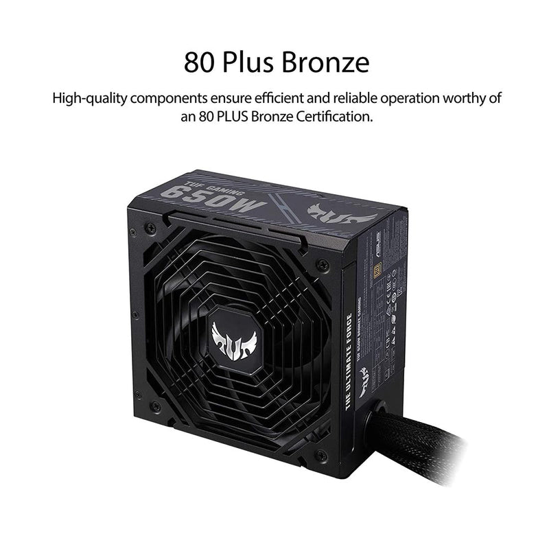 ASUS TUF Gaming 650W Non - Modular 80 Plus Bronze SMPS Power Supply - SWIFT PERIPHERALS90YE00D1-B0IA00