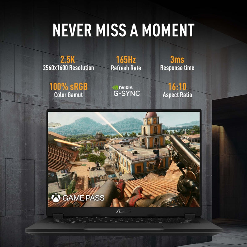 ASUS TUF GAMING A14, AI POWERED GAMING LAPTOP, AMD RYZEN AI 9 HX 370, RTX 4060 GPU (16GB/1TB/35.56 CMS (14) 2.5K/WINDOWS 11 HOME) FA401WV - RG475WS - SWIFT PERIPHERALS1094114