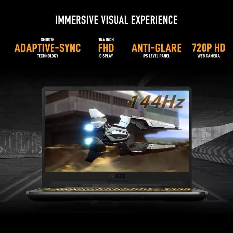 ASUS TUF GAMING A15 AMD RYZEN 7 OCTA CORE 7435HS - (16 GB/512 GB SSD/WINDOWS 11 HOME/4 GB GRAPHICS/NVIDIA GEFORCE RTX 2050) FA566NFR - HN259W GAMING LAPTOP (15.6 INCH, GRAPHITE BLACK, 2.30 KG) - SWIFT PERIPHERALS1093252