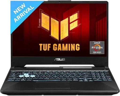 ASUS TUF GAMING A15 AMD RYZEN 7 OCTA CORE 7435HS - (16 GB/512 GB SSD/WINDOWS 11 HOME/4 GB GRAPHICS/NVIDIA GEFORCE RTX 3050/144 HZ) FA566NCR - HN254WS GAMING LAPTOP (15.6 INCH, GRAPHITE BLACK, 2.3 KG, WITH MS OFFICE) - SWIFT PERIPHERALS90NR0JV7-M00890
