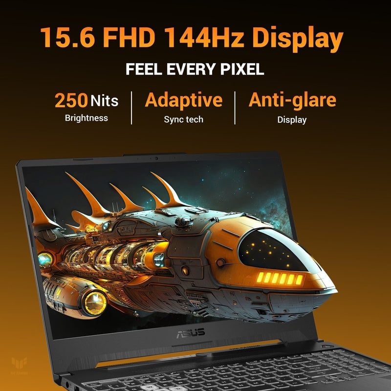 ASUS TUF GAMING A15 FA506NCG - HN200WS [R7 - 7445HS/16GB/512GB SSD/WIN11 HOME+MS24/15.6"/4GB - RTX3050 GRAPHICS/1 YEAR(S)/BLACK] - SWIFT PERIPHERALS1095104