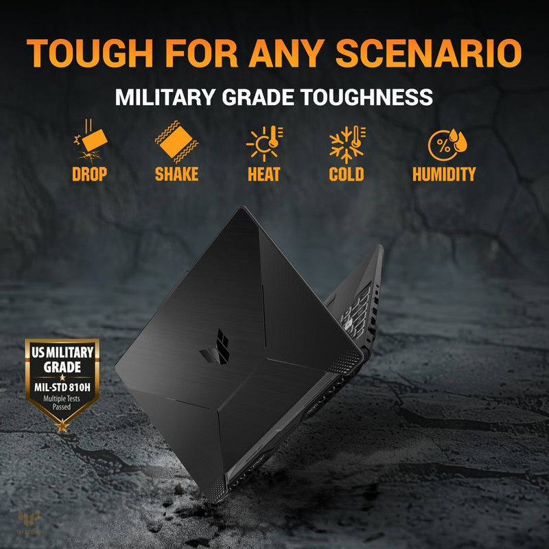 ASUS TUF GAMING A15 FA506NCG - HN200WS [R7 - 7445HS/16GB/512GB SSD/WIN11 HOME+MS24/15.6"/4GB - RTX3050 GRAPHICS/1 YEAR(S)/BLACK] - SWIFT PERIPHERALS1095104