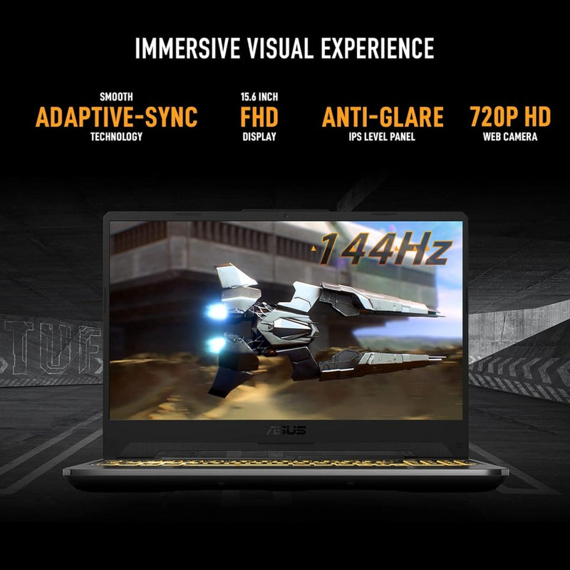 ASUS TUF GAMING A15 FA506NCR - HN054W [R7 - 7435HS RYZEN/16GB/512GB SSD/WIN11 HOME/15.6 INCH/4GB - RTX3050 GRAPHICS /1 YEAR(S)/BLACK] - SWIFT PERIPHERALS1091992