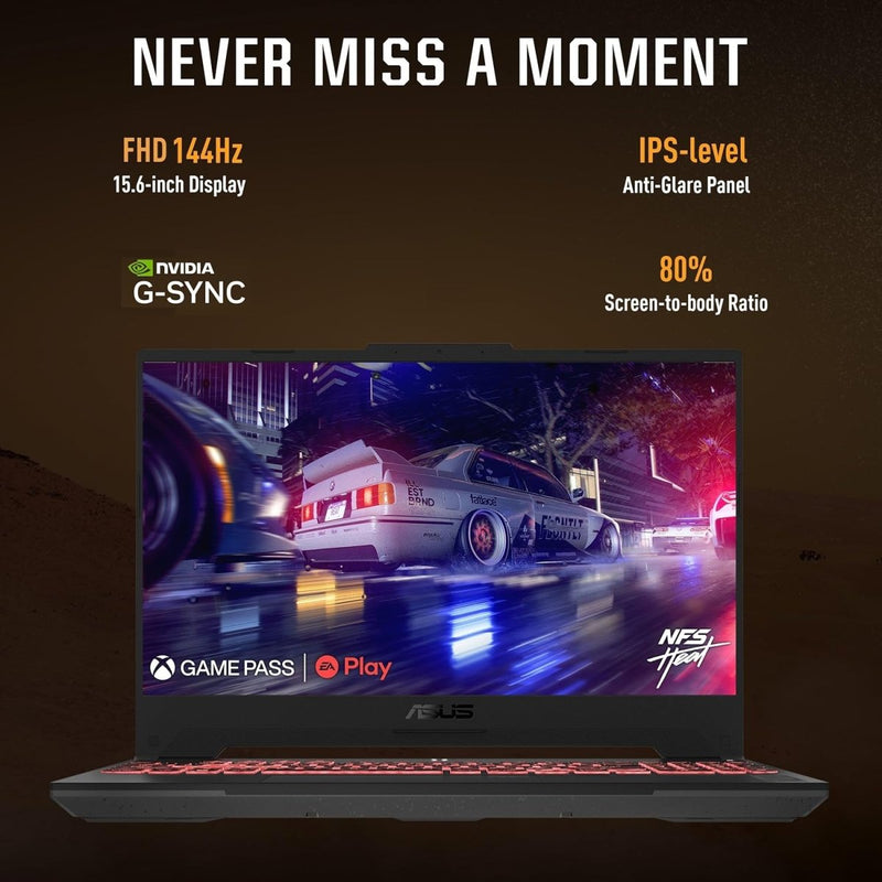 ASUS TUF GAMING A15, GAMING LAPTOP, AMD RYZEN 9 8945H, RTX 4070 GRPH (16GB/1TB/39.62 CMS (15.6) FHD/WIN 11 HOME) FA507UI - LP066WS - SWIFT PERIPHERALS90NR0I65-M003F0