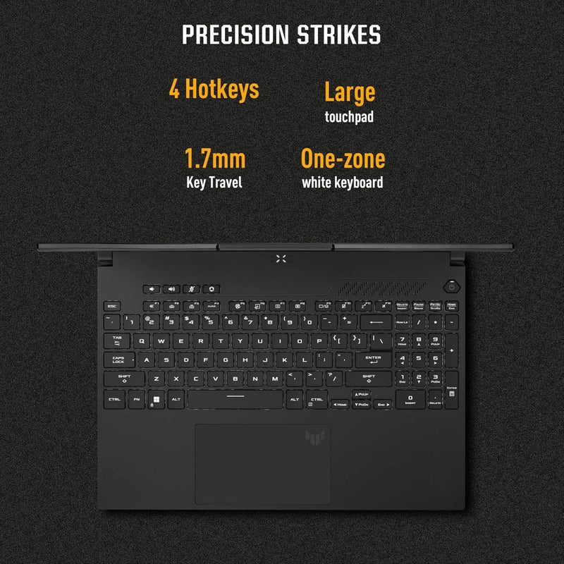 ASUS TUF GAMING A16 ADVANTAGE EDITION, GAMING LAPTOP, AMD RYZEN 7 7435HS, RADEON RX 7600S GPU (16GB/512GB/40.64 CMS (16) FHD+/WINDOWS 11 HOME) FA617NSR - RL083W - SWIFT PERIPHERALSFA617NSR-RL083W