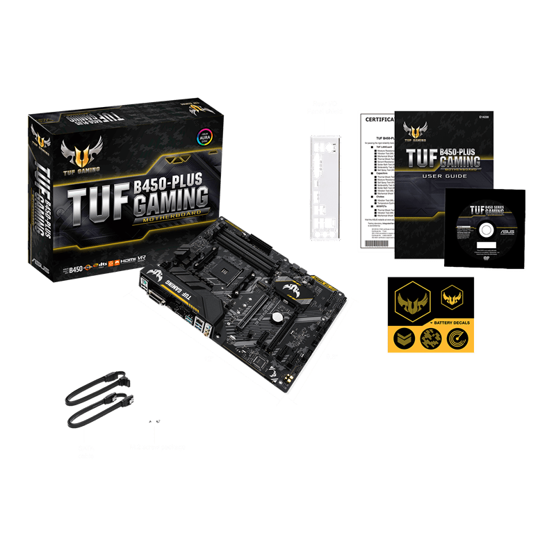ASUS TUF GAMING B450 PLUS G AMD AM4 MOTHERBOARD - SWIFT PERIPHERALS101167