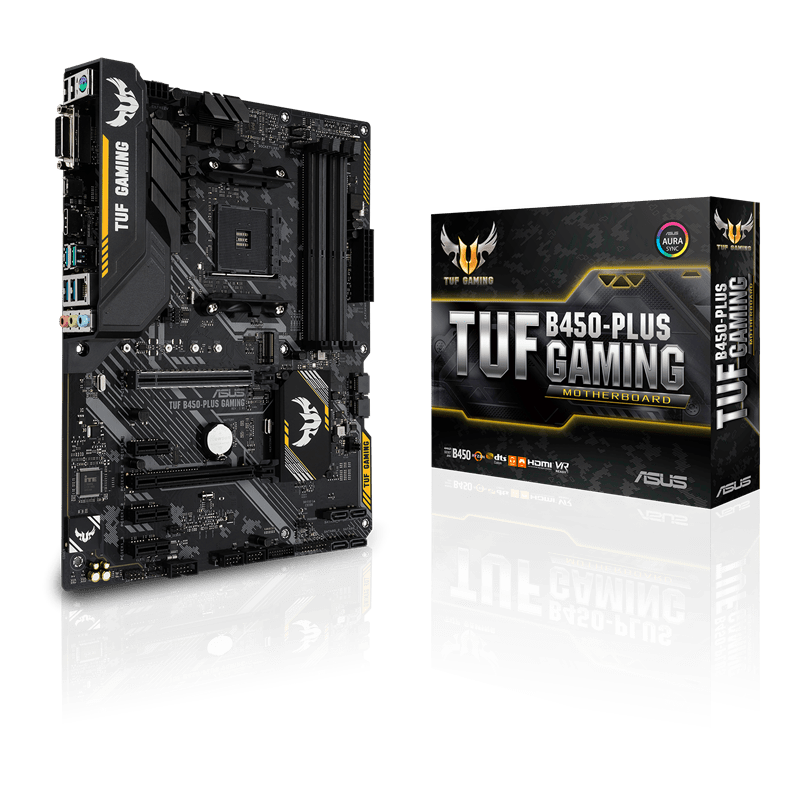 ASUS TUF GAMING B450 PLUS G AMD AM4 MOTHERBOARD - SWIFT PERIPHERALS101167