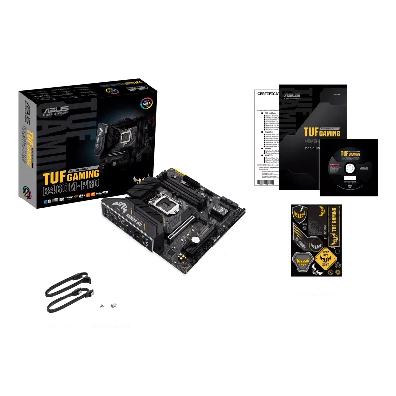 ASUS TUF GAMING B460 PRO INTEL LGA1200 MOTHERBOARD - SWIFT PERIPHERALS101265