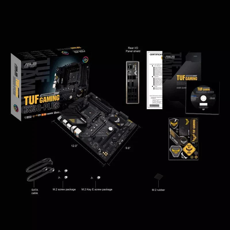 ASUS TUF GAMING B550 PLUS AMD AM4 MOTHERBOARD - SWIFT PERIPHERALS105475