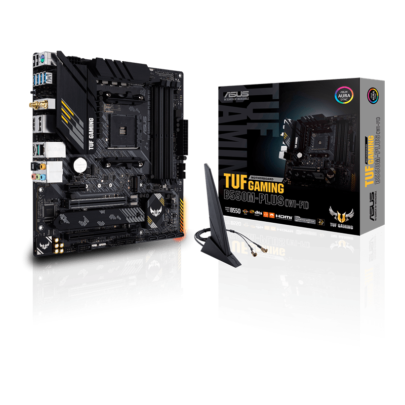ASUS TUF GAMING B550M PLUS WIFI AMD AM4 MOTHERBOARD - SWIFT PERIPHERALS101173
