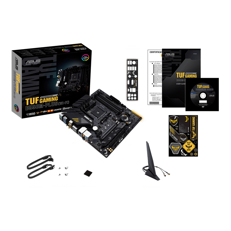 ASUS TUF GAMING B550M PLUS WIFI AMD AM4 MOTHERBOARD - SWIFT PERIPHERALS101173