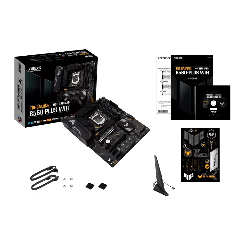 ASUS TUF GAMING B560 PLUS WIFI INTEL LGA1200 MOTHERBOARD - SWIFT PERIPHERALS103440