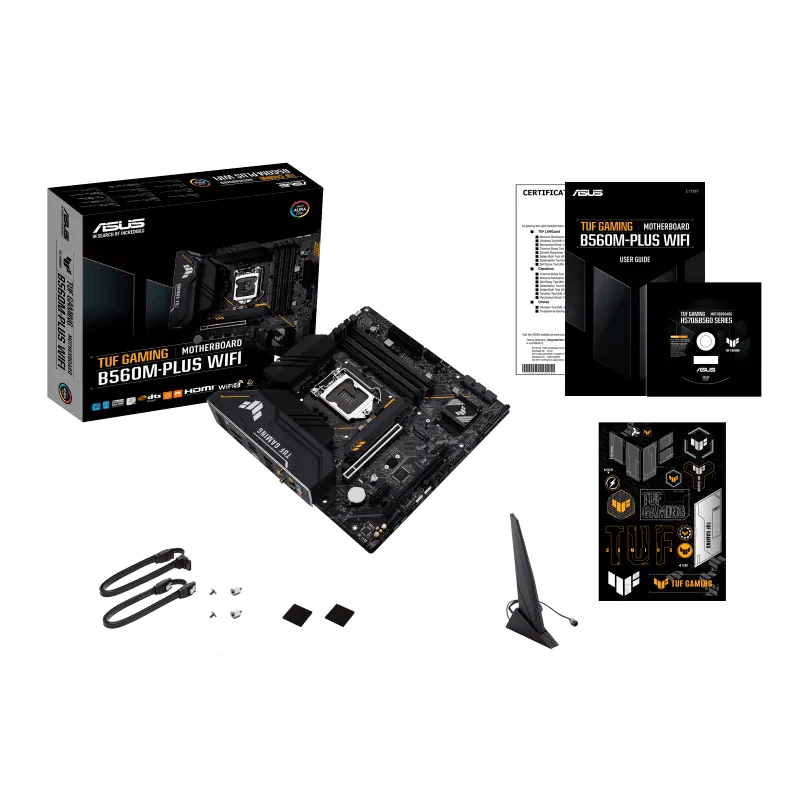ASUS TUF GAMING B560M PLUS WIFI INTEL LGA1200 MOTHERBOARD - SWIFT PERIPHERALS102915
