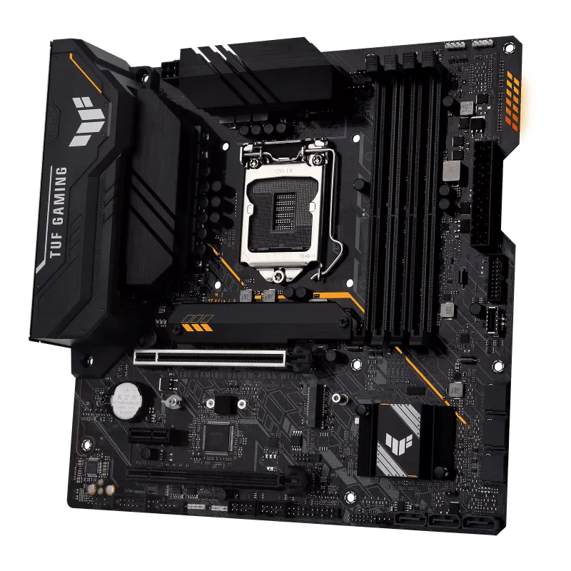 ASUS TUF GAMING B560M PLUS WIFI INTEL LGA1200 MOTHERBOARD - SWIFT PERIPHERALS102915