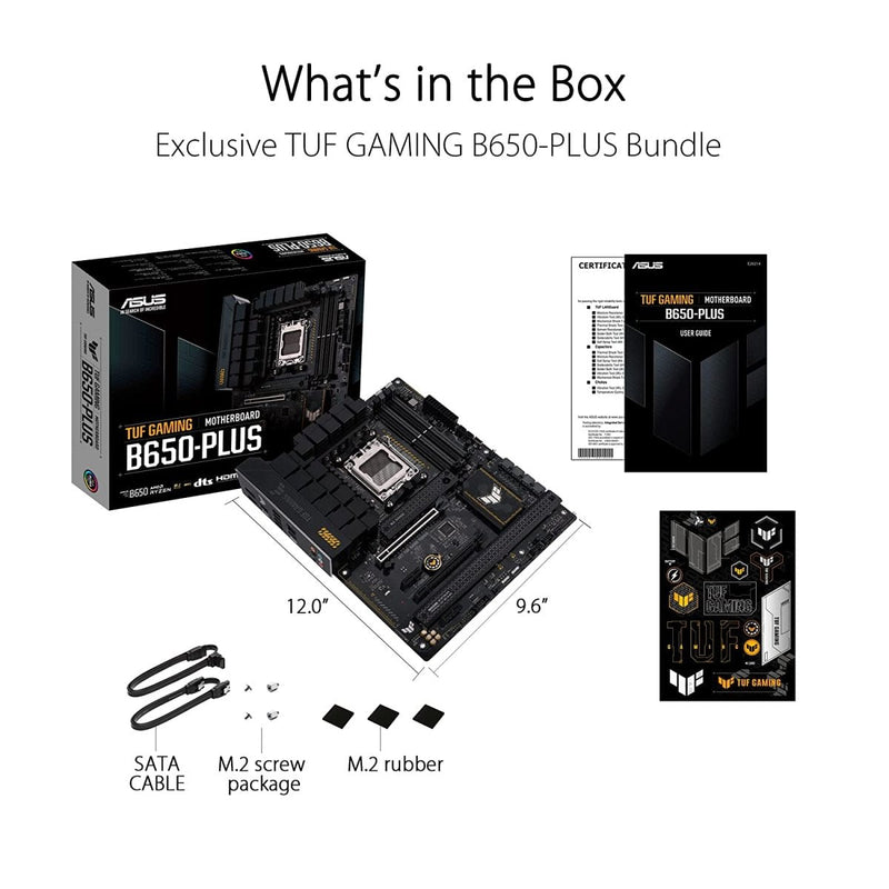 ASUS TUF GAMING B650 - Plus AMD B650 AM5 ATX Motherboard - SWIFT PERIPHERALS90MB1BY0-M0EAY0