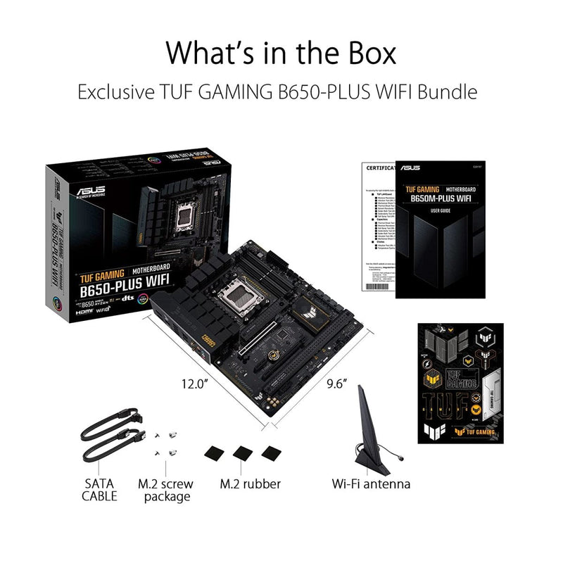 ASUS TUF GAMING B650 - Plus WIFI AMD B650 AM5 ATX Motherboard - SWIFT PERIPHERALS90MB1BZ0-M0EAY0