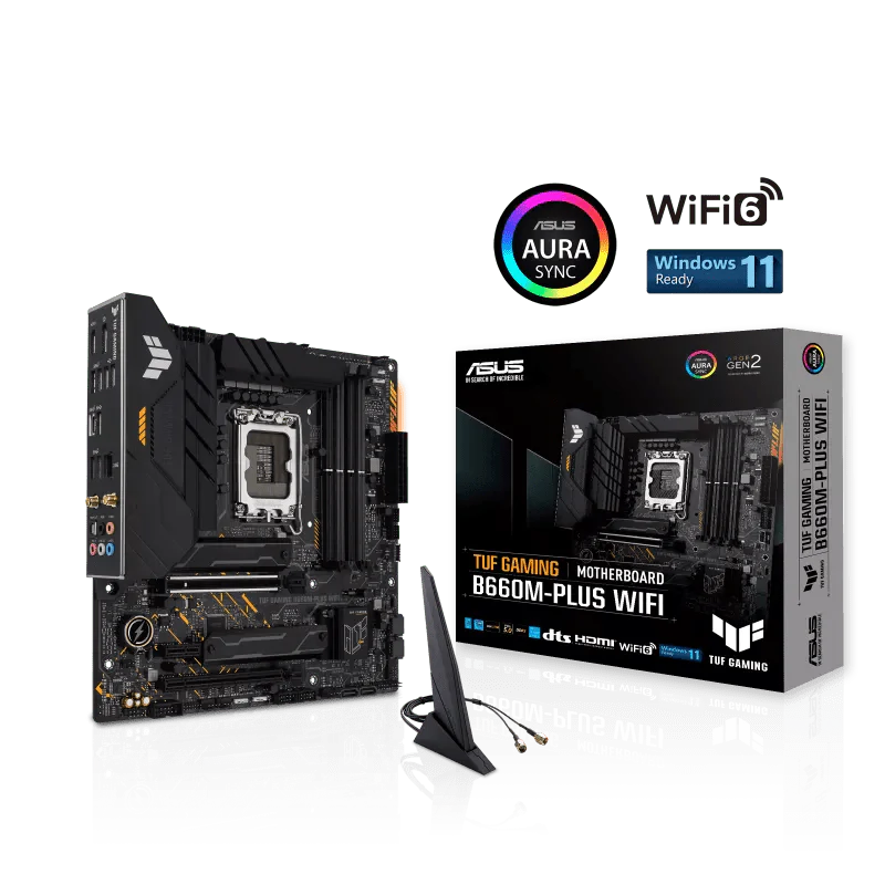 ASUS TUF GAMING B660M - PLUS WIFI INTEL LGA1700 MOTHERBOARD - SWIFT PERIPHERALS106735