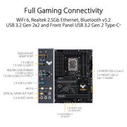 ASUS TUF GAMING B760 - PLUS WIFI D4 Intel B760 LGA 1700 ATX Gaming Motherboard - SWIFT PERIPHERALS90MB1DF0-M0IAY0