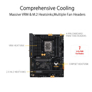 ASUS TUF GAMING B760 - PLUS WIFI D4 Intel B760 LGA 1700 ATX Gaming Motherboard - SWIFT PERIPHERALS90MB1DF0-M0IAY0