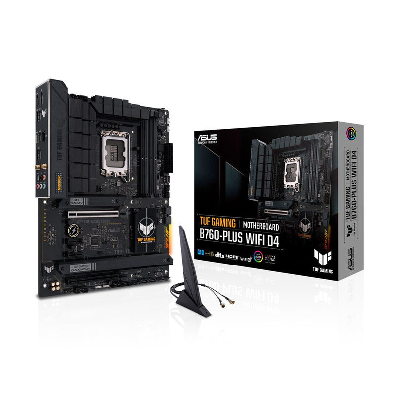 ASUS TUF GAMING B760 - PLUS WIFI D4 Intel B760 LGA 1700 ATX Gaming Motherboard - SWIFT PERIPHERALS90MB1DF0-M0IAY0