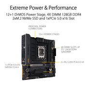 ASUS TUF GAMING B760M - PLUS D4 Intel B760 LGA 1700 Micro - ATX Gaming Motherboard - SWIFT PERIPHERALS90MB1DI0-M0IAY0
