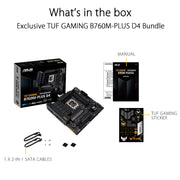 ASUS TUF GAMING B760M - PLUS D4 Intel B760 LGA 1700 Micro - ATX Gaming Motherboard - SWIFT PERIPHERALS90MB1DI0-M0IAY0
