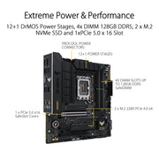 ASUS TUF GAMING B760M - PLUS Intel B760 LGA 1700 Micro - ATX DDR5 Motherboard - SWIFT PERIPHERALS90MB1ES0-M0IAY0