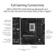 ASUS TUF GAMING B760M - PLUS Intel B760 LGA 1700 Micro - ATX DDR5 Motherboard - SWIFT PERIPHERALS90MB1ES0-M0IAY0