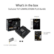 ASUS TUF GAMING B760M - PLUS Intel B760 LGA 1700 Micro - ATX DDR5 Motherboard - SWIFT PERIPHERALS90MB1ES0-M0IAY0