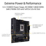 ASUS TUF GAMING B760M - PLUS WIFI II D4 LGA 1700 Micro - ATX Gaming Motherboard - SWIFT PERIPHERALS90MB1DG0-M0IAY0