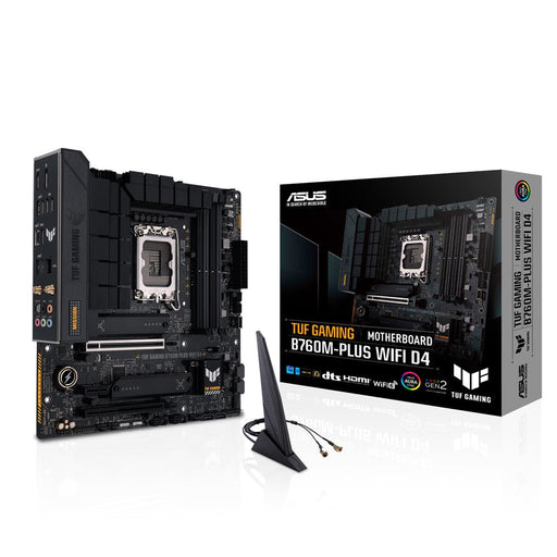 ASUS TUF GAMING B760M - PLUS WIFI II D4 LGA 1700 Micro - ATX Gaming Motherboard - SWIFT PERIPHERALS90MB1DG0-M0IAY0