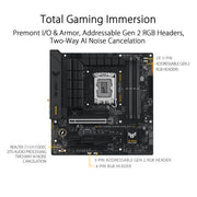 ASUS TUF GAMING B760M - PLUS WIFI II DDR5 Intel B760 LGA 1700 Micro - ATX Motherboard - SWIFT PERIPHERALS90MB1ET0-M0IAY0