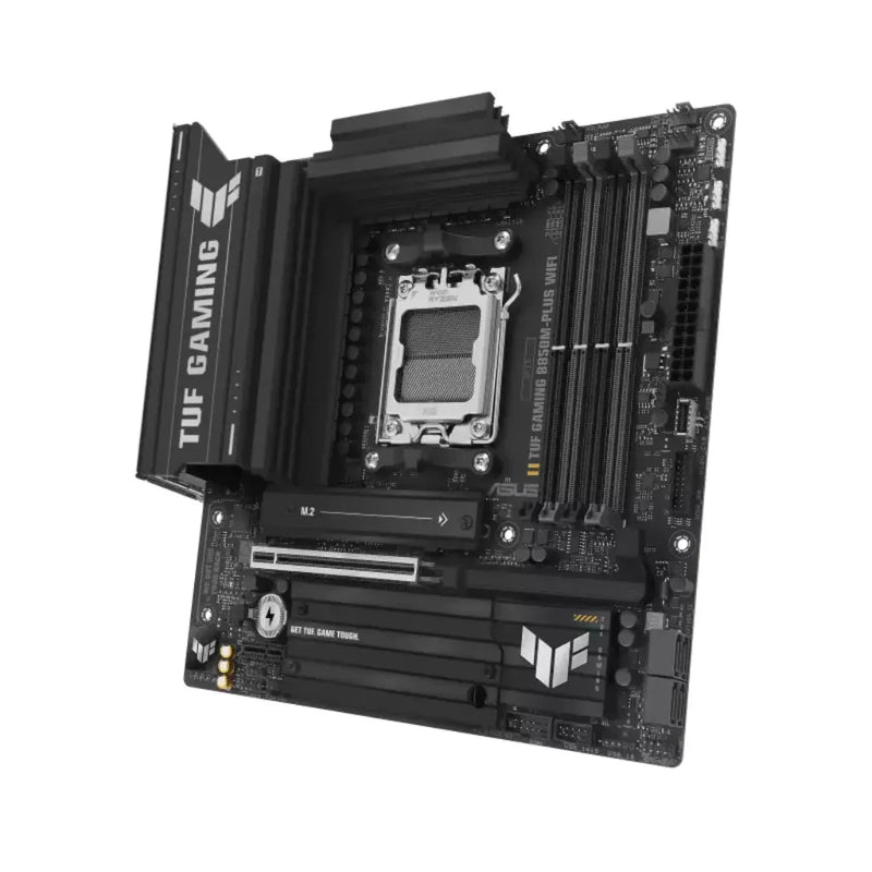 ASUS TUF GAMING B850M - PLUS WIFI B850 AM5 DDR5 Micro - ATX Motherboard with Wi - Fi 6E - SWIFT PERIPHERALSTUF-GAMING-B850M-PLUS-WIFI