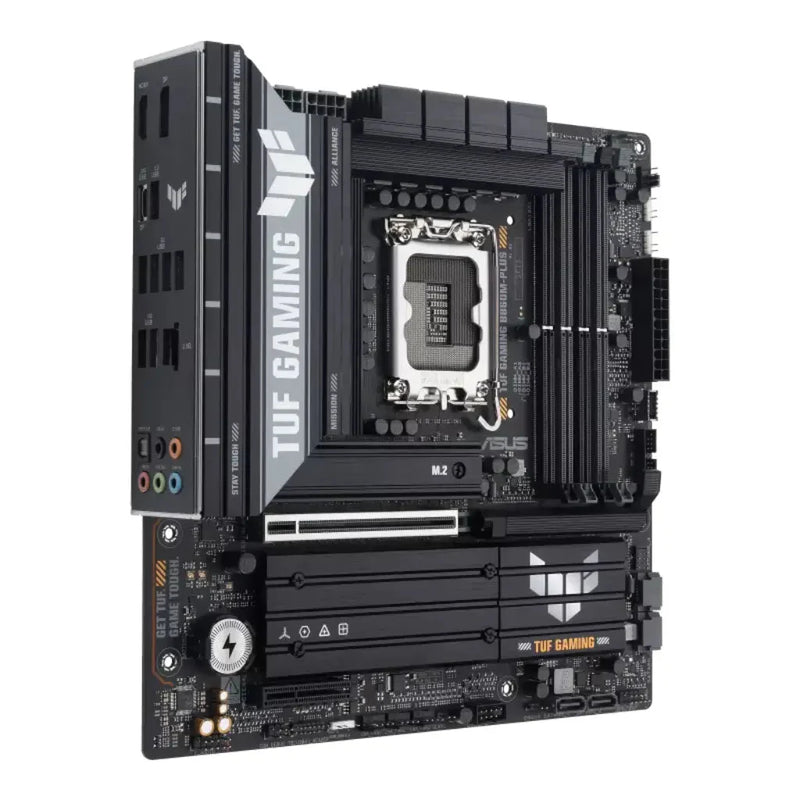 ASUS TUF GAMING B860M‑PLUS B860 LGA1851 DDR5 Micro‑ATX Motherboard - SWIFT PERIPHERALSASUS-TUF-GAMING-B860M-PLUS