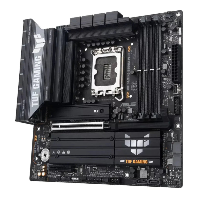 ASUS TUF GAMING B860M‑PLUS B860 LGA1851 DDR5 Micro‑ATX Motherboard - SWIFT PERIPHERALSASUS-TUF-GAMING-B860M-PLUS