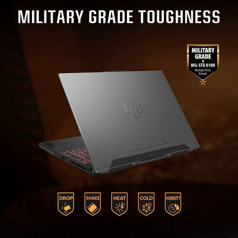 ASUS TUF GAMING F15 FX507ZV - LP094W [CI7 - 12700H 12TH GEN/16GB DDR5/512GB SSD/WIN11 HOME/15.6 INCH/8GB RTX 4060 GRAPHICS /1 YEAR(S)/GREY] - SWIFT PERIPHERALS1085780